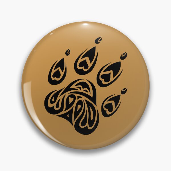 Item preview, Tiger paw tribal black designed and sold by BlackoutPhotos.