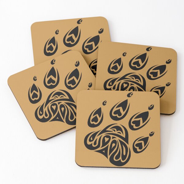 Item preview, Tiger paw tribal black designed and sold by BlackoutPhotos.