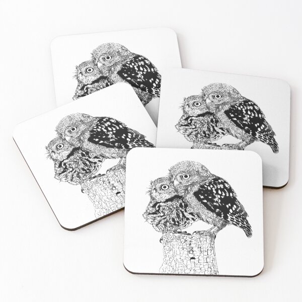 Item preview, Pair of Little Owls designed and sold by Black-Vulture.
