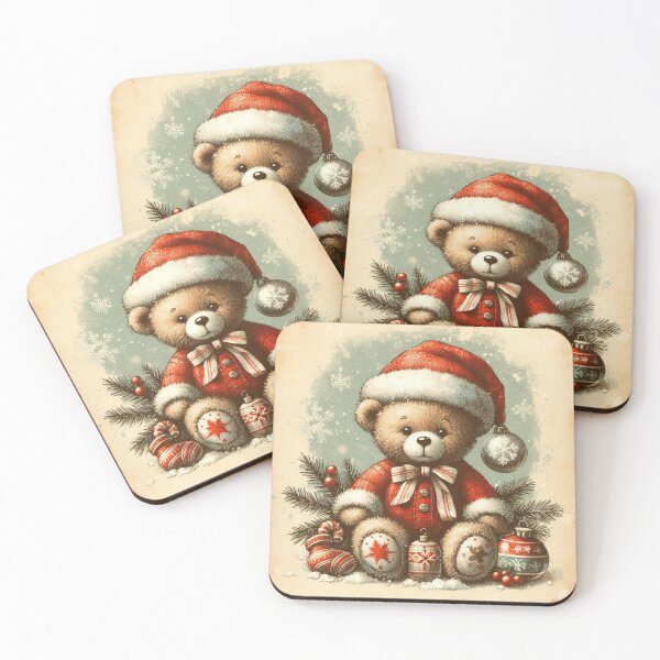 Item preview, teddy bear xmas designed and sold by Greydate.