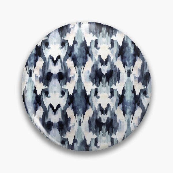 Item preview, Indigo Blue Tribal Ikat Tribal Pattern, No. 002 by Bossy Cat Home designed and sold by BossyCatHome.