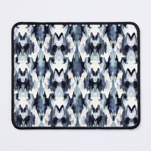 Item preview, Indigo Blue Tribal Ikat Tribal Pattern, No. 002 by Bossy Cat Home designed and sold by BossyCatHome.