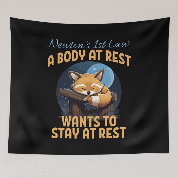 Item preview, Newtons First Law designed and sold by RockBeeDesigns.