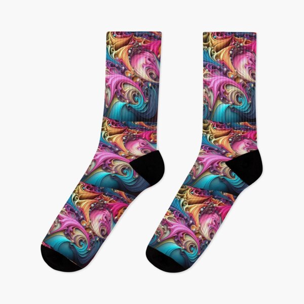 Item preview, Fractal Style Colourful 3D Swirls designed and sold by pinkal.