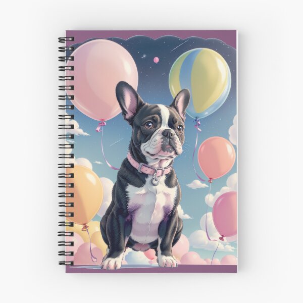Item preview, Beautiful artwork of french bulldog with balloons designed and sold by Tio-Tecun.