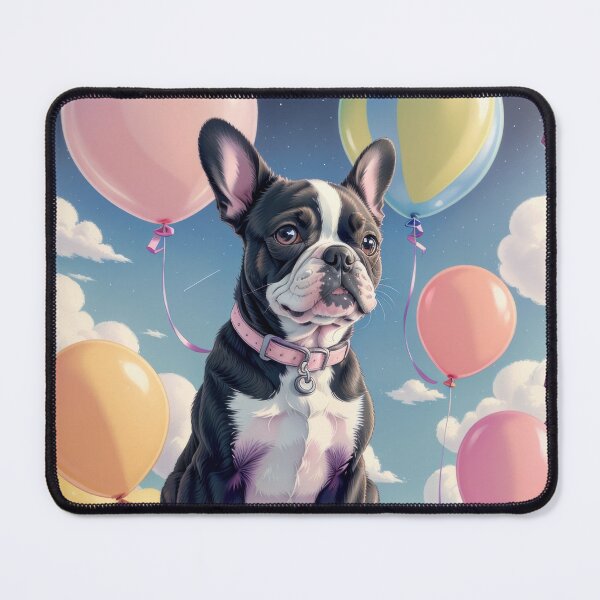 Item preview, Beautiful artwork of french bulldog with balloons designed and sold by Tio-Tecun.