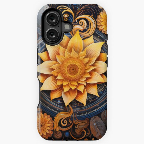 Artikel-Vorschau von Sonnenblumen Mandala, designt und verkauft von VoyageVistaClub.