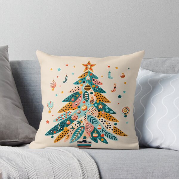 Item preview, Turquois Gold Aqua Blues Greens Leopard Print Christmas Tree Feathers leopard Canvas Wall Art Pattern Jaguar Bengal Cat Pattern Eclectic Exotic designed and sold by CoffeeIsATrip.