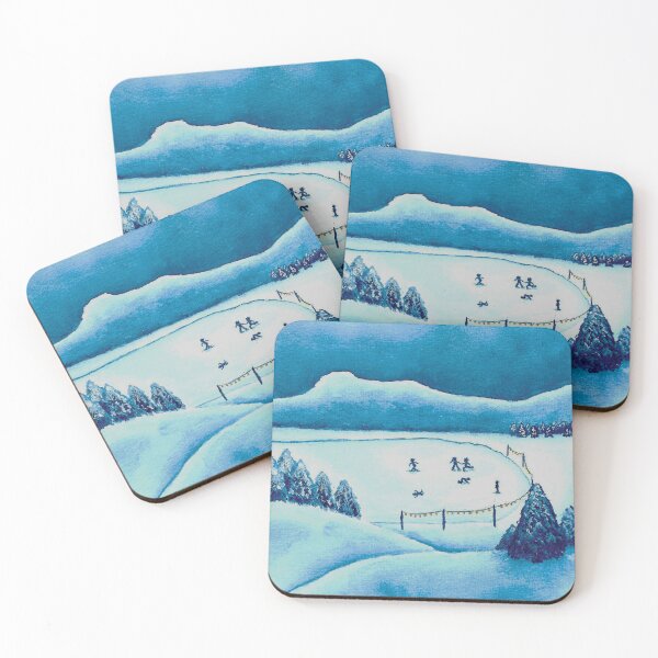 Item preview, Monochrome of a winter landscape designed and sold by Les illustrations d'Adėle L..