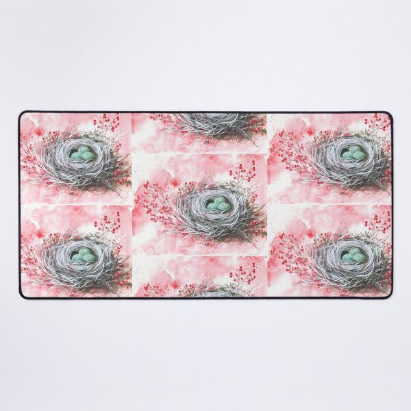 Item preview, Bird Nest With Red Winter Berries designed and sold by Taphath Foose.