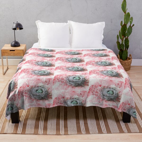Item preview, Bird Nest With Red Winter Berries designed and sold by Taphath Foose.