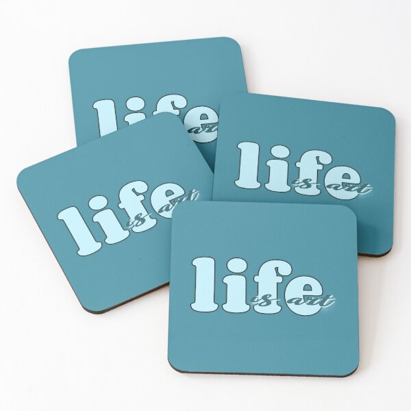 Item preview, Life is art (blue) designed and sold by Sinmara12.