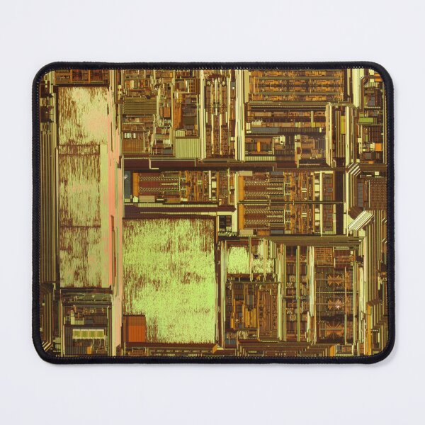 Item preview, Old electronic chip pattern yellow designed and sold by Punkpaws.