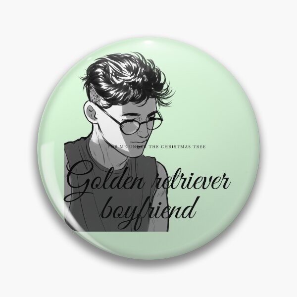 Item preview, For me, under the Christmas tree, Golden retriever boyfriend designed and sold by Cerulean-Shop.