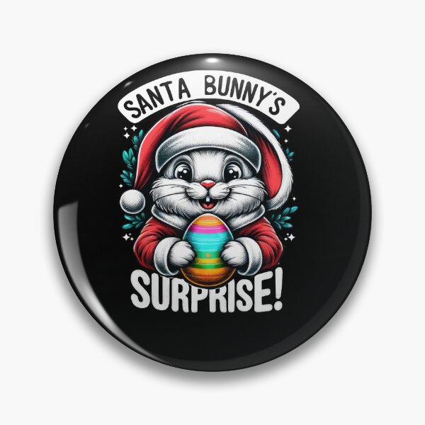 Item preview, Easter Bunny As Santa Claus designed and sold by sbachstroem.
