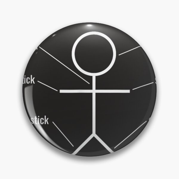 Item preview, Amusing Stick Figure Anatomy Chart for a Lighthearted Touch  designed and sold by paulinhomerch.