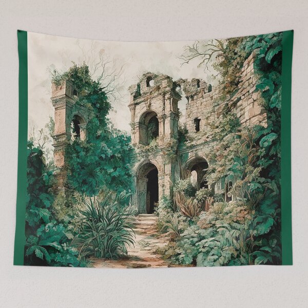 Item preview, An Abandoned City In The Jungle designed and sold by LanaGustavsson.