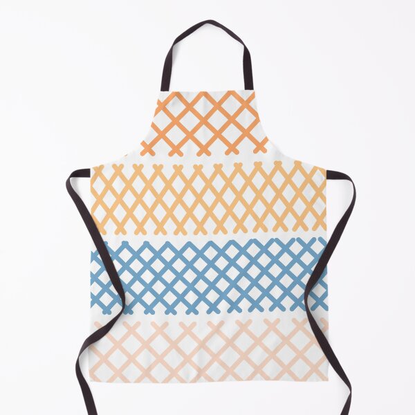Item preview, Orange, Blue and Peach Pastel Cross Hatch Pattern designed and sold by patternsoup.