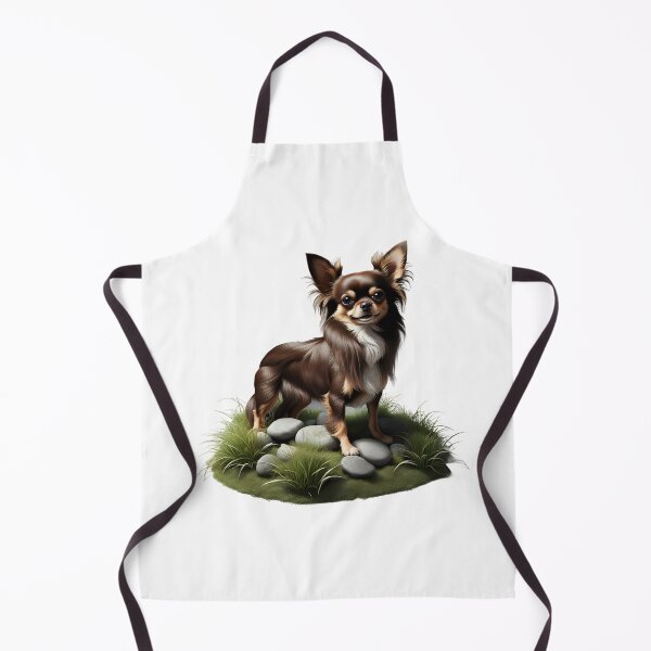 Item preview, Beautiful Long Haired Chocolate Chihuahua designed and sold by Kaleddis.