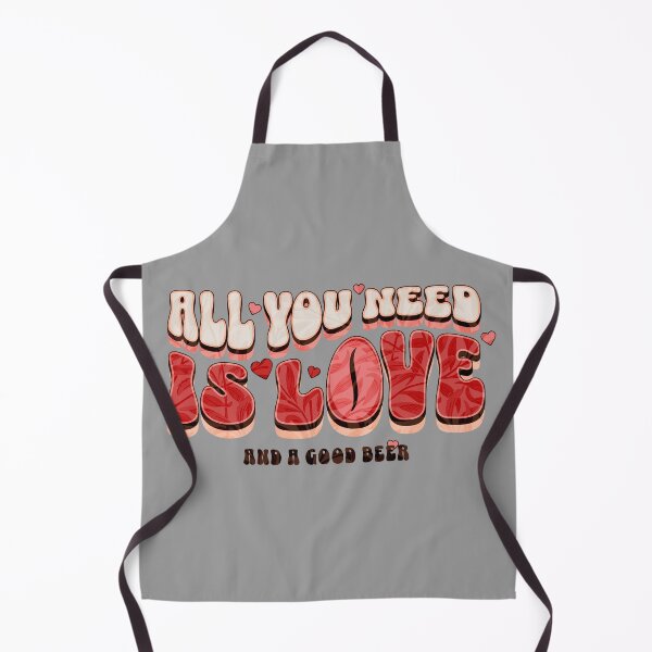 Item preview, Retro All You Need is Love and a good Beer designed and sold by Ketique.