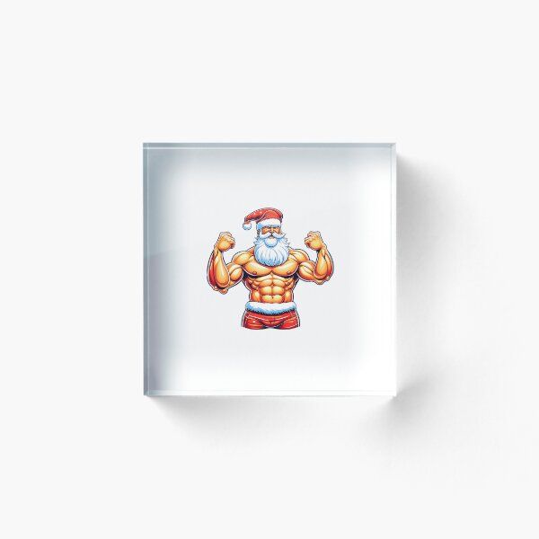 Item preview, Strong Santa Claus Gym Christmas holiday designed and sold by Trendsecne.