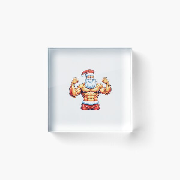 Item preview, Strong Santa Claus Gym Christmas holiday designed and sold by Trendsecne.