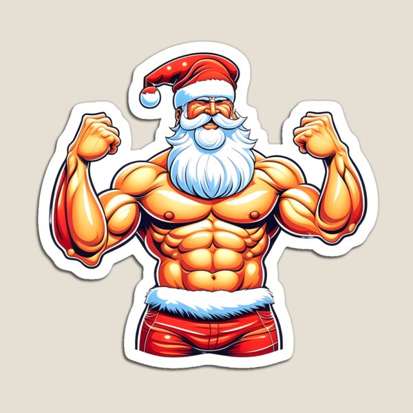 Item preview, Strong Santa Claus Gym Christmas holiday designed and sold by Trendsecne.
