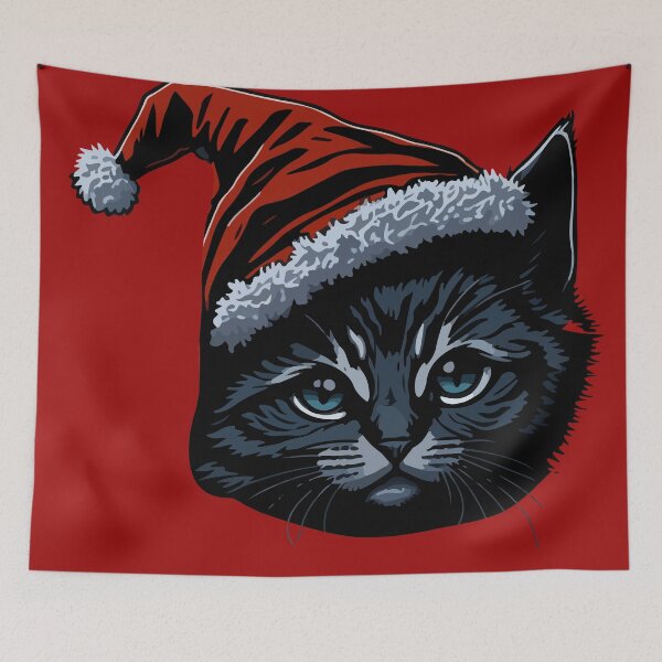 Aperçu de l'œuvre Chat de Noël créée et vendue par Asotshop.