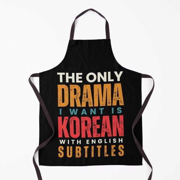 Item preview, The Only Drama I Want Is Korean With English Subtitles designed and sold by zeg-shop.