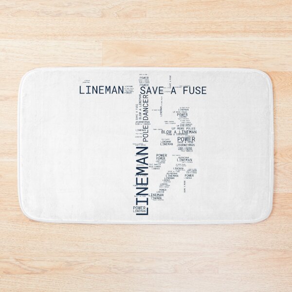 Item preview, LINEMAN Word Cloud designed and sold by TeesYouWant.