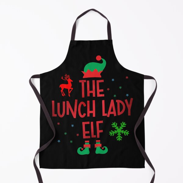 Item preview, The Lunch Lady Elf Christmas Matching Family  designed and sold by Be Cool (5.0) ⭐⭐⭐⭐⭐.