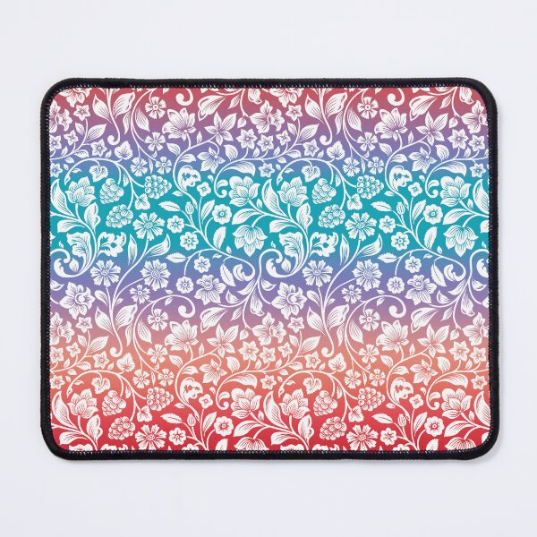 Item preview, Flowers pattern on color background designed and sold by LuckyCreative.