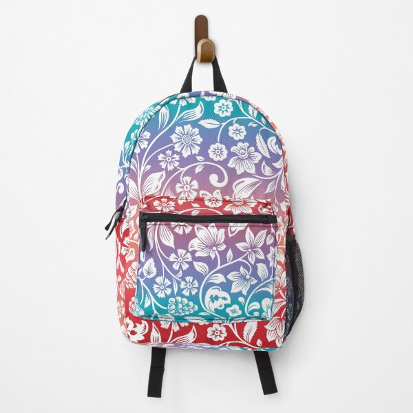 Item preview, Flowers pattern on color background designed and sold by LuckyCreative.