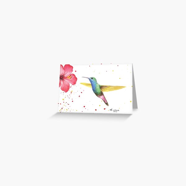 Item preview, Hummingbird Watercolor designed and sold by LauraJenette.