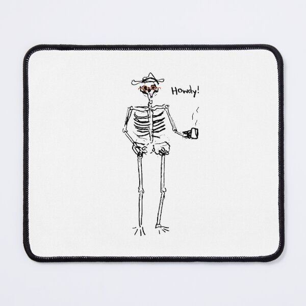 Item preview, Ryan Trahan Merch Howdy Skeleton designed and sold by Laurie-Londono.