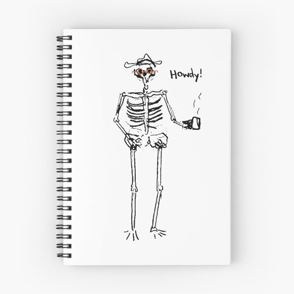 Item preview, Ryan Trahan Merch Howdy Skeleton designed and sold by Laurie-Londono.