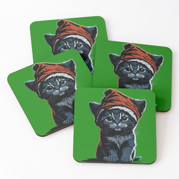 Aperçu de l'œuvre Chat de Noël créée et vendue par Asotshop.