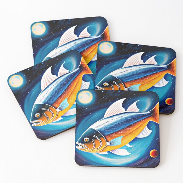 Item preview, Tropical space fish designed and sold by Flowerslaps.