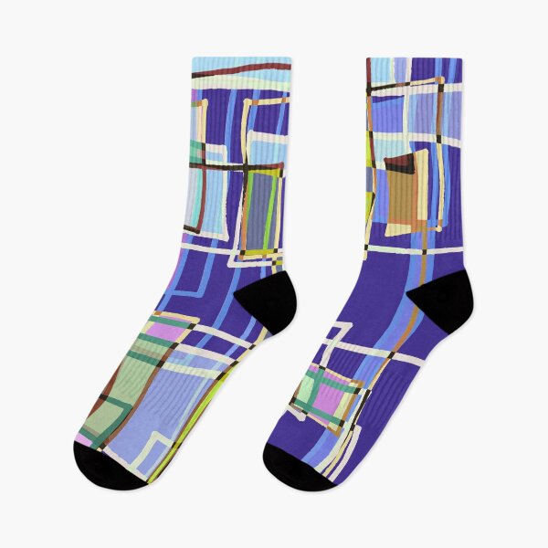 Item preview, Blue abstract geometric composition designed and sold by AlbertoRuiZ.