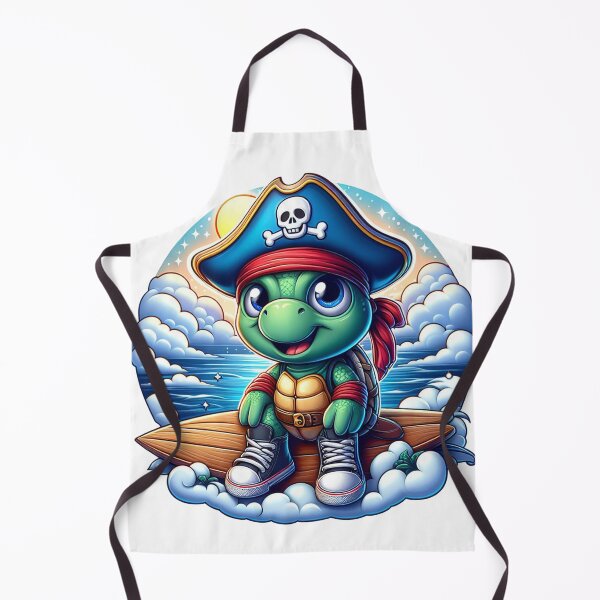 Item preview, surfing turtle designed and sold by AxelBrook.