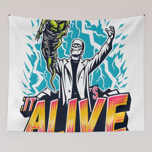 Item preview, Frankenstein It's Alive Halloween  designed and sold by KitonicTees.