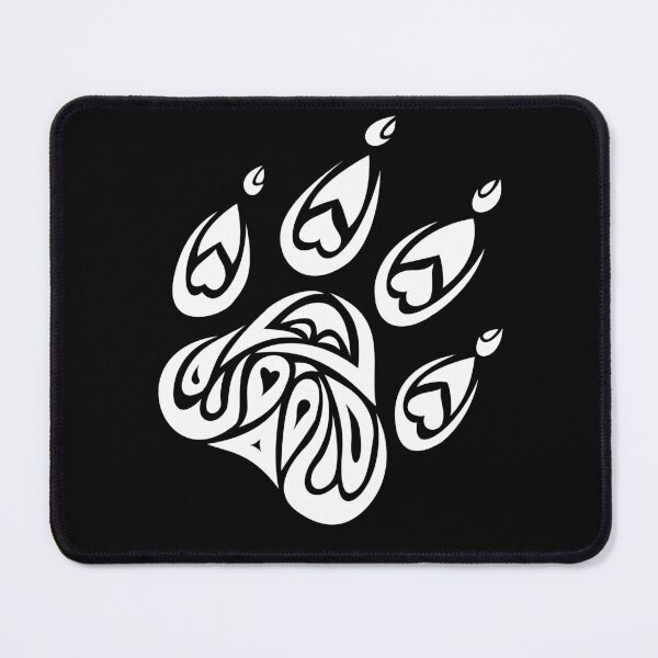 Item preview, Tiger paw tribal white designed and sold by BlackoutPhotos.