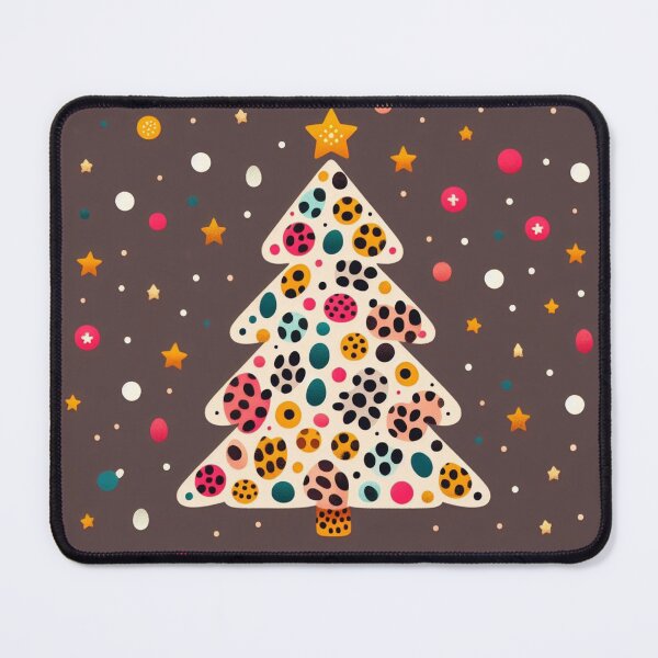 Item preview, Merry Christmas Leopard Print Christmas Tree leopard Canvas Wall Art Pattern Jaguar Bengal Cat Pattern Eclectic Exotic Turquois Gold Pink Brown designed and sold by CoffeeIsATrip.