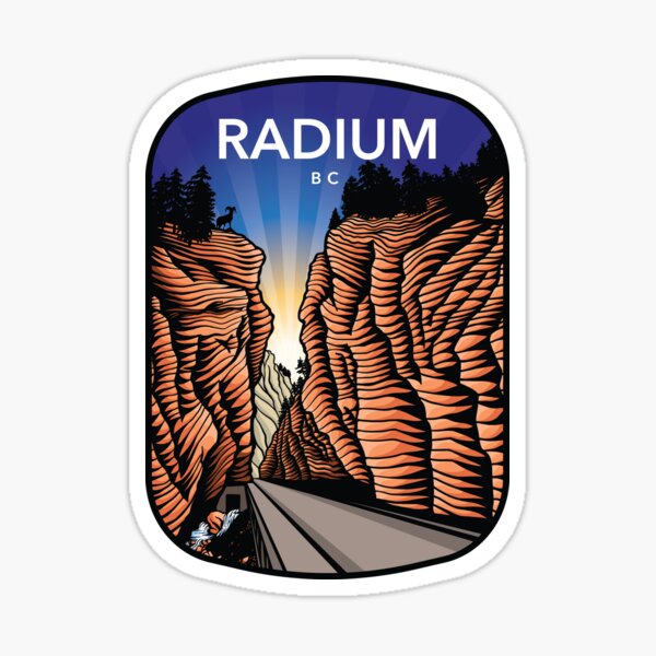 Artikel-Vorschau von Radium Hot Springs, British Columbia, designt und verkauft von csadventureart.