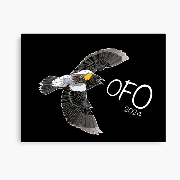 OFO Bird of the Year - Bobolink for dark backgrounds Canvas Print
