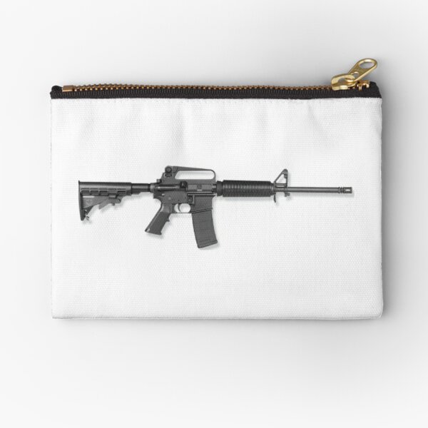 Assault Zipper Pouches Redbubble - guns the dam fort roblox