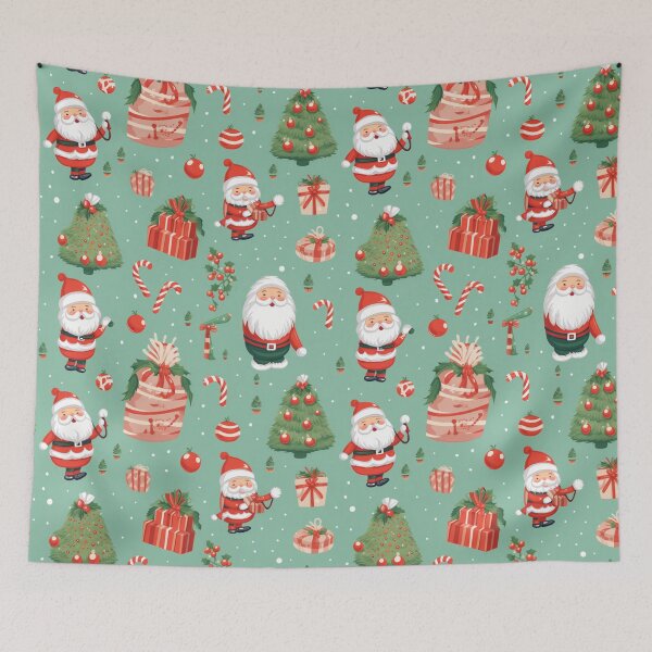 Item preview, Seamless pattern Christmas. Christmas theme and santa claus pattern. . designed and sold by Whiteblueshop.