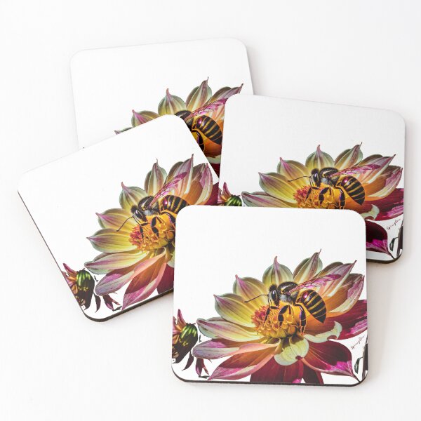 Item preview, Bee on flower captured designed and sold by SpicyOne.