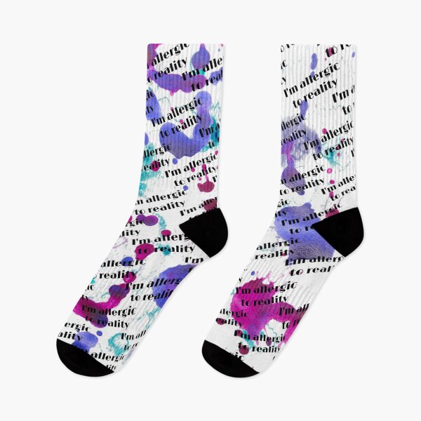 Item preview, "I'm allergic to reality" #4 Purple designed and sold by LindyLuDrew.