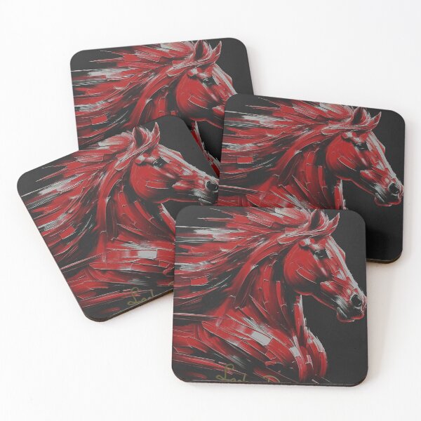 Item preview, Crimson Charge: The Vivid Stallion designed and sold by LaabsDesign.